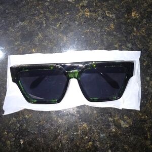 Green sun glasses